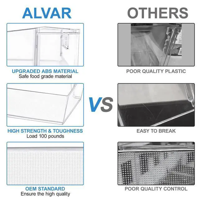Alt view image 5 of 7 - UPGRADED W11239961 W10900538 Refrigerator Door Shelf Replacement Compatible with Whirlpool Refrigerator Door Shelf Parts WRS315SDHZ08 WRS321SDHZ08 WRS321SDHZ01 WRS325SDHZ01 PS12578777 Door Bin Shelves