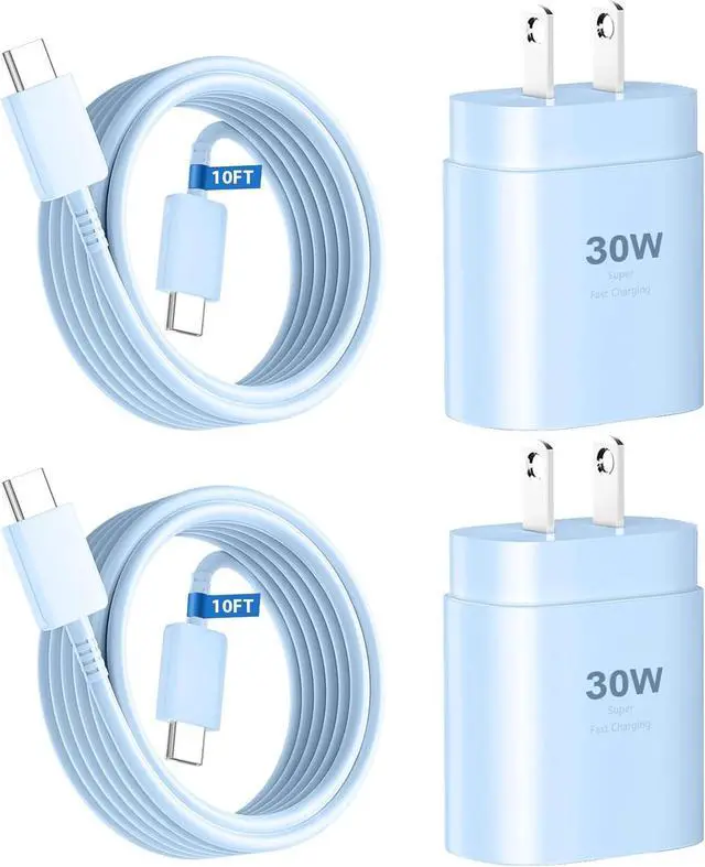 Main image of Phone 17 16 15 Charger Fast Charging,30W USB C Phone 17 16 15 Pro Max Charger Block &10FT Long Type C Cable Cord for i.Phone 17/Air/17 Pro/17 Pro Max/16/16 Plus/16 Pro/16 Pro Max/15/15 Pro Max,Blue