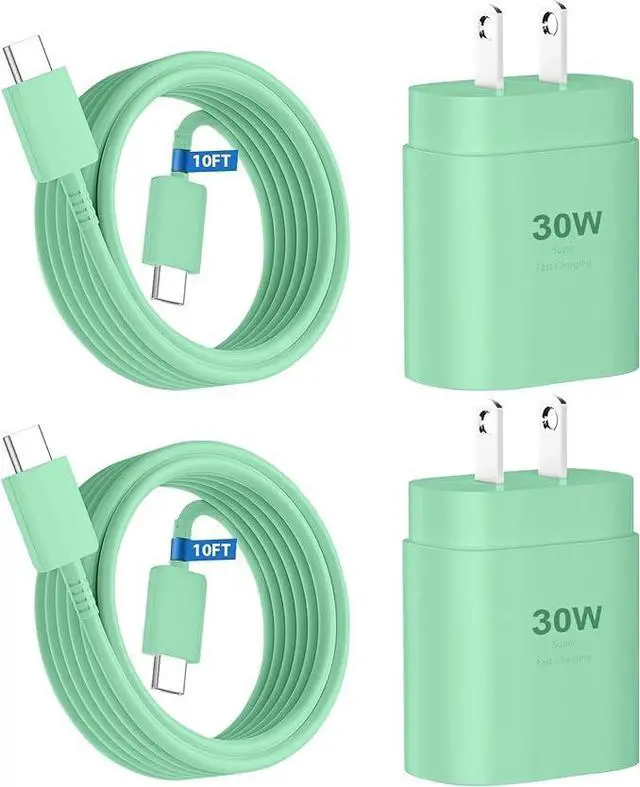 Main image of Phone 17 16 15 Charger Fast Charging,30W USB C Phone 17 16 15 Pro Max Charger Block &10FT Long Type C Cable Cord for i.Phone 17/Air/17 Pro/17 Pro Max/16/16 Plus/16 Pro/16 Pro Max/15/15 Pro Max,Green