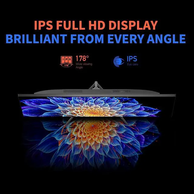 Alt view image 4 of 7 - 24 Inch FHD IPS Gaming Monitor, 180Hz, 1ms, HDMI VGA Ports VESA Compatible, Tilt Adjustable, Borderless Design, Multi-Screen Capability, AMD FreeSync & G-Sync Compatible, Build-in Speakers