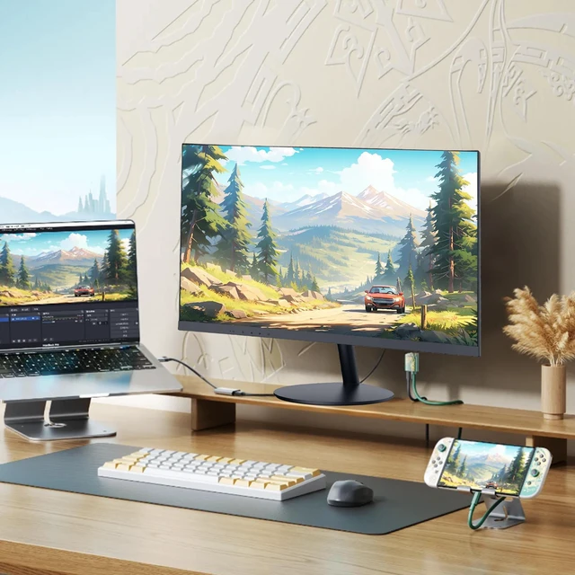 Alt view image 6 of 7 - 24" IPS FHD 100Hz Gaming Monitor, 1920x1080, 1ms MPRT, FreeSync/G-Sync, HDMI/DP, VESA 75x75mm, Low Blue Light, Compatible with 100Hz/75Hz/60Hz
