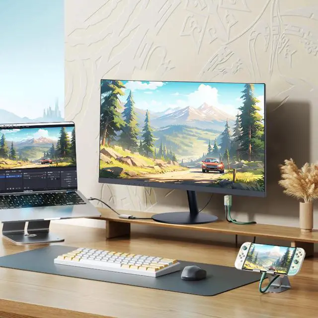 Alt view image 5 of 7 - 24" IPS FHD 100Hz Gaming Monitor, 1ms FreeSync & G-Sync, HDMI 2.0/DP 1.2, VESA 75x75, Low-Blue Light