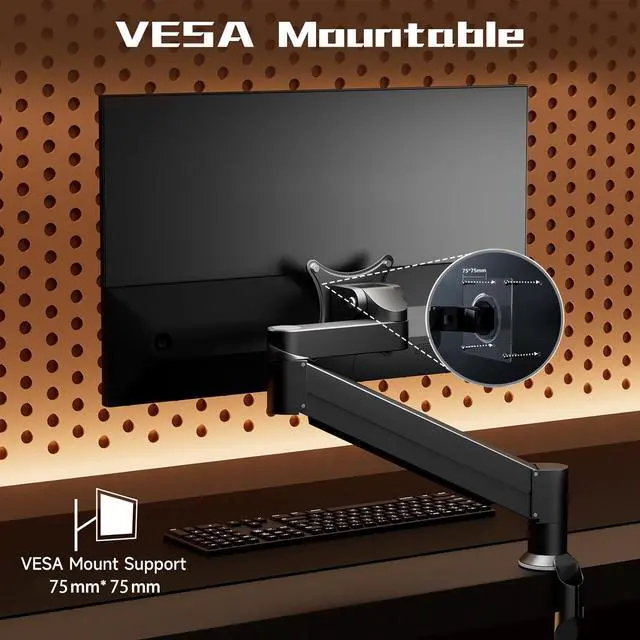 Alt view image 4 of 7 - 24" IPS FHD 100Hz Gaming Monitor, 1ms FreeSync & G-Sync, HDMI 2.0/DP 1.2, VESA 75x75, Low-Blue Light