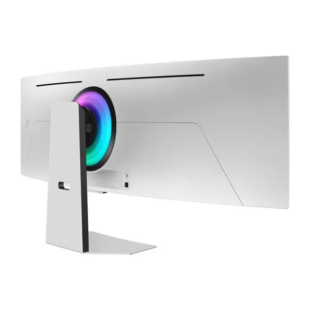 Alt view image 7 of 7 - 49-inch QD-OLED Curved Gaming Monitor, 240Hz 0.03ms, Dual QHD (5120x1440) 32:9, G-Sync Compatible & FreeSync Premium Pro, Glare Free, Ergonomic Stand, 3 Yr WarrantyLS49DG956SNXGO (2024)
