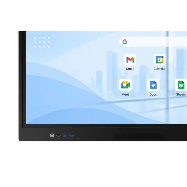 Alt view image 5 of 7 - Open-Box 75" Interactive Touch Screen Whiteboard, Android OS, EDLA Certified, OPS Slot & Smart Wireless Sharing LH75WAFWLGCXZA