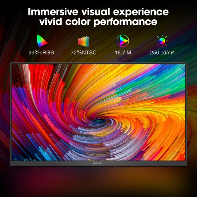 Alt view image 3 of 7 - 22" FHD Monitor 100Hz 4ms, 1920x1080 IPS LED, Adaptive Sync FreeSync, Compatible with 75Hz/60Hz, HDMI & VGA, Eye Care, VESA 100x100mm, Tilt