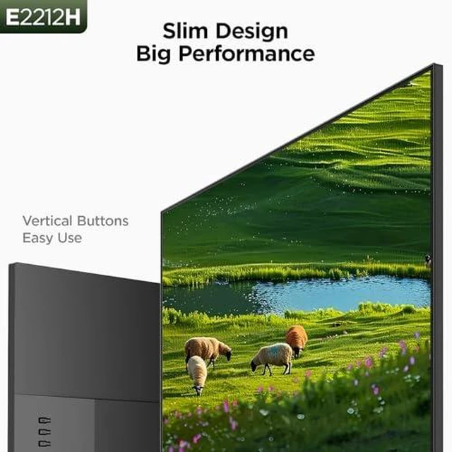 Alt view image 2 of 7 - 22" FHD Monitor 120Hz 6ms VA, 1920x1080 99% sRGB 4000:1, Adaptive Sync, Compatible with 100Hz/75Hz/60Hz, HDMI 1.4 & VGA, TÜV Eye Care, VESA 100x100mm