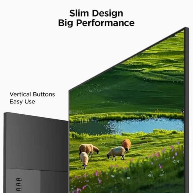 Alt view image 2 of 7 - 24" FHD Monitor 100Hz 5ms VA, 1920x1080 99% sRGB 4000:1, Adaptive Sync, Compatible with 75Hz/60Hz, HDMI 1.4 & VGA & Audio Out, TÜV Eye Care, VESA 100x100mm