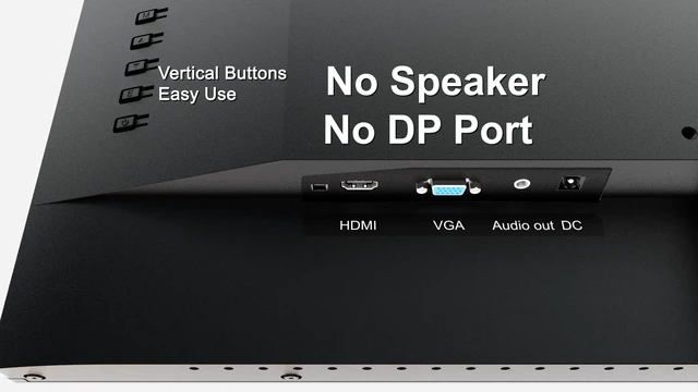 Alt view image 6 of 7 - 22" 120Hz FHD Monitor VA 1920x1080, 99% sRGB 4000:1, Adaptive Sync, Works with 100Hz/75Hz/60Hz, HDMI 1.4 & VGA, TÜV Eye Care, VESA 100x100mm