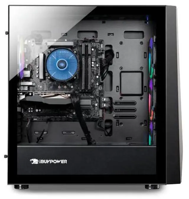 Alt view image 4 of 4 - iBUYPOWER Element Gaming PC Desktop - AMD Ryzen 7 8700F, NVIDIA GeForce RTX 5060 8GB, 32GB DDR5 RGB RAM, 1TB NVMe SSD