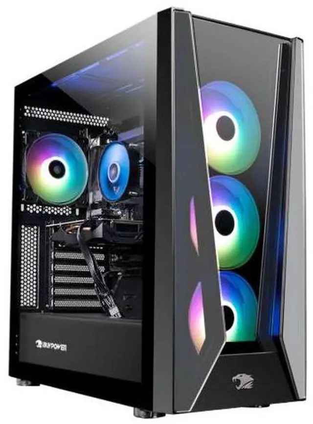 Alt view image 3 of 4 - iBUYPOWER Element Gaming PC Desktop - AMD Ryzen 7 8700F, NVIDIA GeForce RTX 5060 8GB, 32GB DDR5 RGB RAM, 1TB NVMe SSD