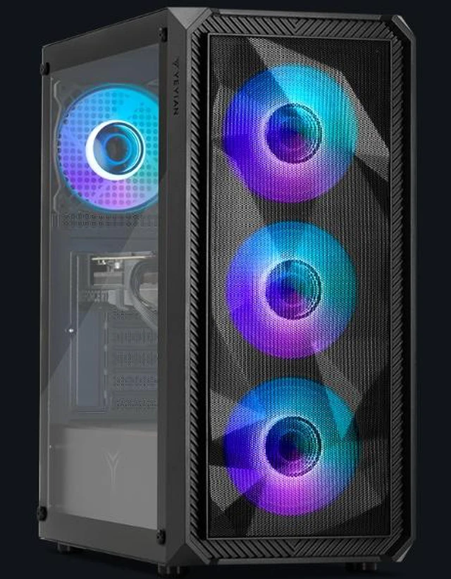 Main image of Yeyian Tanto Prebuilt Gaming PC Desktop, AMD Ryzen 7 5700X, RTX 5060 8GB, 16GB DDR4, 1TB NVMe PCIe4.0 SSD, WiFi 6E, Windows 11 Home
