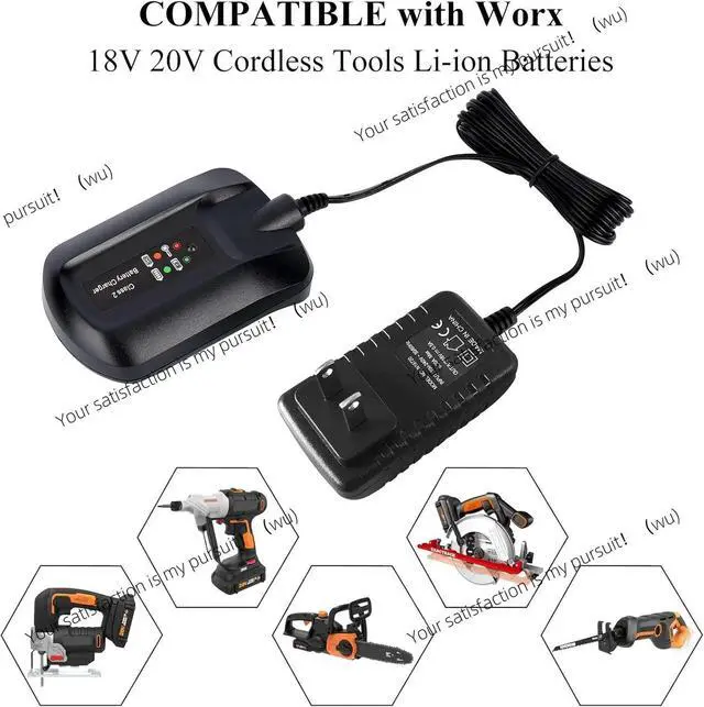 Alt view image 2 of 3 - WA3742 Availe WA3580WA3578WA3525 Wexis Lithium Charger 20V Fast Charge