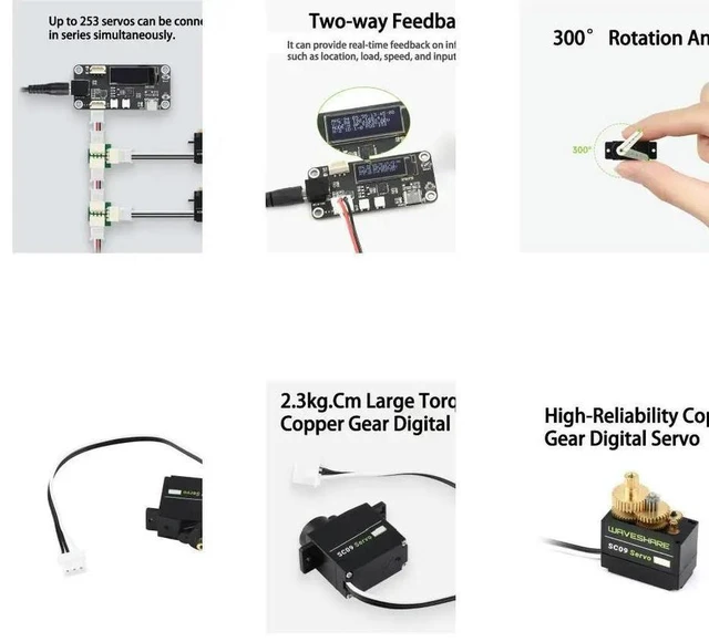 Main image of Copper Teeth Design SC09 Servo Compact and Lightweight Design with Fast Response Speed for Robotics
