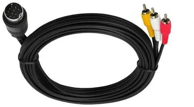 Alt view image 2 of 3 - S Video Cable 10PIN to 3RCA Extension Splitter Clearly Transmission for Multiple Device Compatibility Home Entertainment