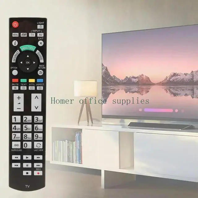 Alt view image 2 of 5 - N2QAYB000715 Remote Skin Friendly for PanasonicTX-L42ETW50 TX-P50VT50B Universal Remote Controller 1pc
