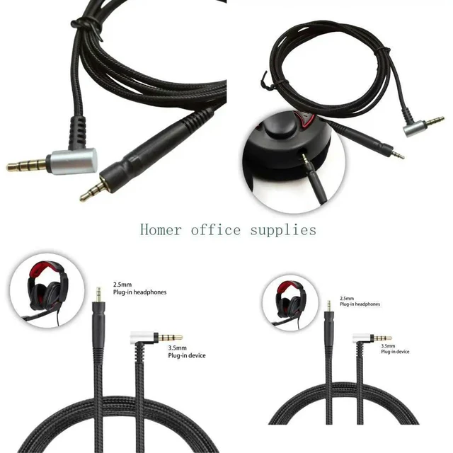 Main image of Replacement Headphone Cable Durability Nylon Braided for GSP500/GSP600/GSP350/PC37X