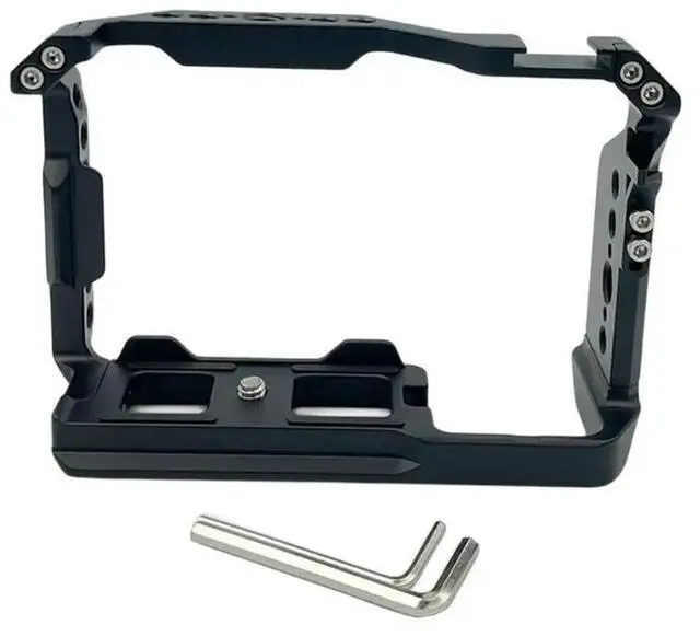 Main image of Aluminum Camera Cage for ZV E10 II with Ergonomic Grip and Multiple Interfaces