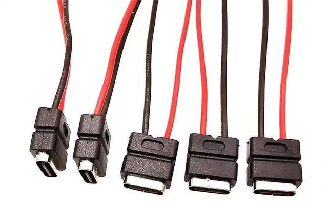 Main image of Type-C wire bonding waterproof silicone female quick charging connector IPX5 24AWG