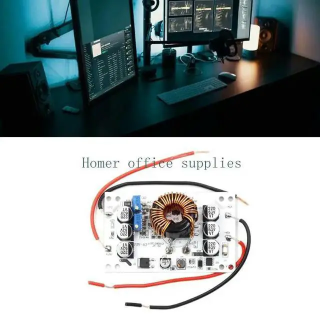 Alt view image 5 of 6 - Adjustable Converter 600W Aluminum Circuit Board For Electronic Projects Prototyping