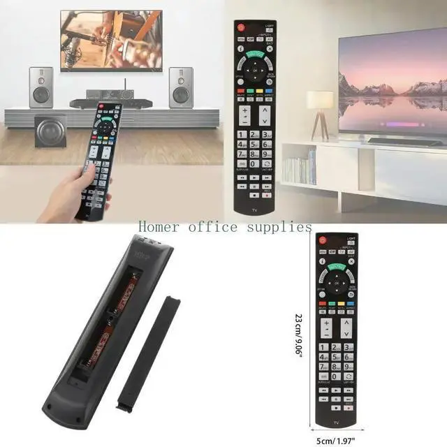 Alt view image 4 of 5 - N2QAYB000715 Remote Skin Friendly for PanasonicTX-L42ETW50 TX-P50VT50B Universal Remote Controller 1pc