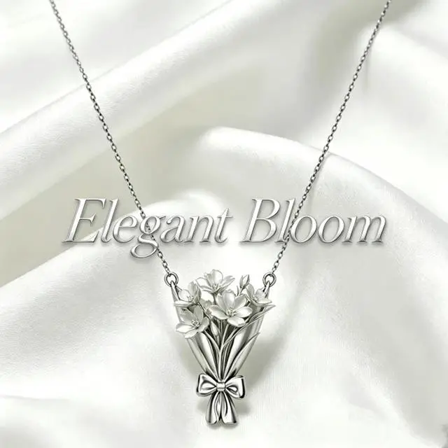 Alt view image 13 of 14 - Mothers Day Gifts Wearable Mini Vase Necklace DIY Flower Bouquet Necklaces, Flower Holder Pendant for Inserting Real or Dried Blooms, Elegant Jewelry Gifts for Mom and Daughter
