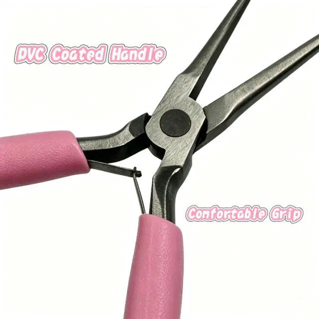 Alt view image 3 of 6 - JINANJUNGU Extra Long Slim Micro Needle Nose Pliers, Long Reach Precision Fine Tip Plier with Serrated Jaw, Ideal for Jewelry Making, Wire Bending, Small Item Gripping & Tight Space Working