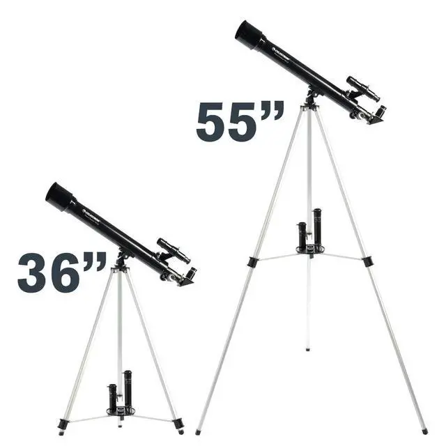 Alt view image 7 of 7 - Celestron - PowerSeeker 50AZ Telescope - Manual Alt-Azimuth Telescope for Beginners - Compact and Portable - Bonus Astronomy Software Package - 50mm Aperture
