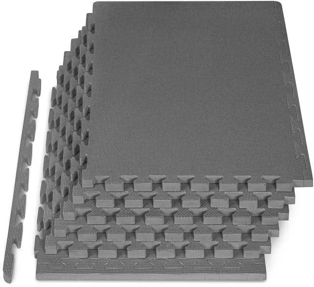 Main image of ProsourceFit Extra Thick Puzzle Exercise Mat ¾ and 1", EVA Foam Interlocking Tiles for Protective, Cushioned Workout Flooring for Home and Gym Equipment