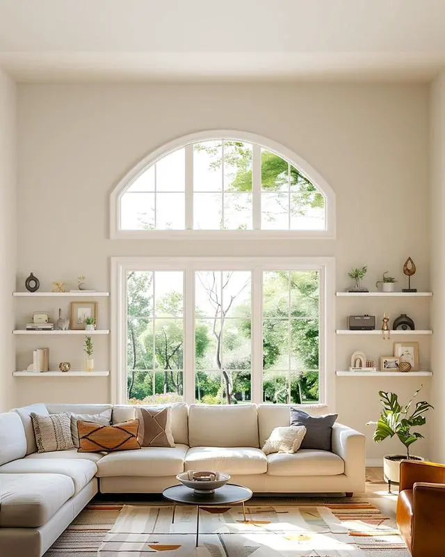 Alt view image 2 of 7 - AMADA HOMEFURNISHING 35.4" L Floating Shelves, Wall Shelves Set of 3 for Bathroom/Living Room/Bedroom/Kitchen, White Floating Shelves for Wall Decor with Invisible Brackets - AMFS45W