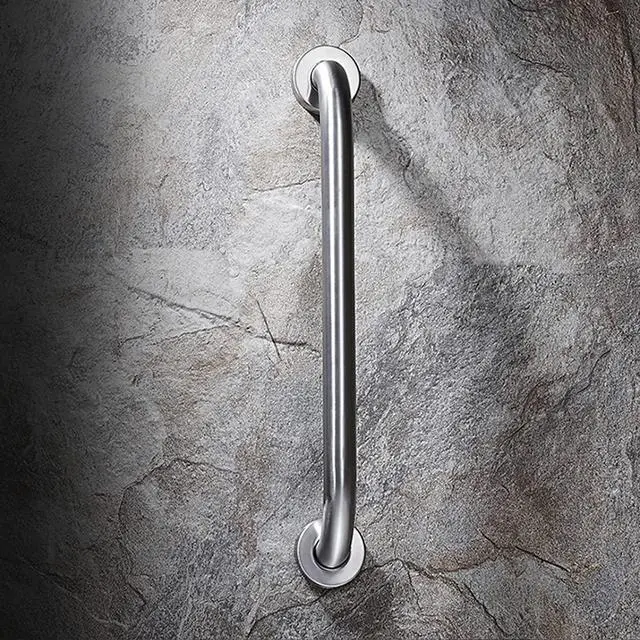 Alt view image 7 of 7 - Stainless Steel Bathroom Safety Shower Grab Bar, Anti Slip Bathtubs Grab Bars,Toilet Assist Saft Handle Handrail ADA Compliant 500lbs for Handicap Elderly Senior (Brushed, 12 Inches 2 Pack)