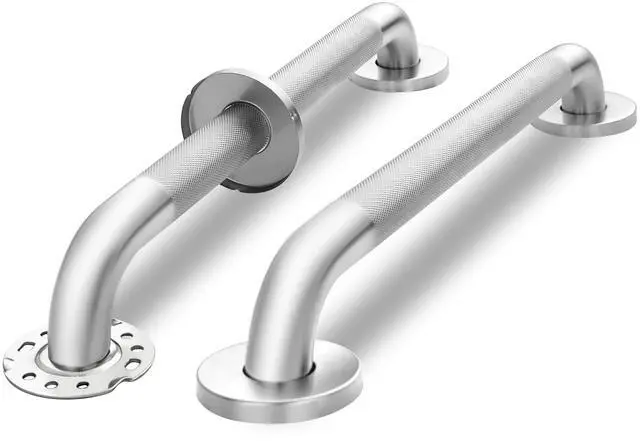 Main image of Raemnaky Grab Bars for Bathtubs and Showers, 304 Stainless Steel Handicap Grab Bar, Anti Slip Bathroom Handrail with Knurled Surface, Holds up to 500 LBS Safety Shower Handle (12 Inches 2 Pack)