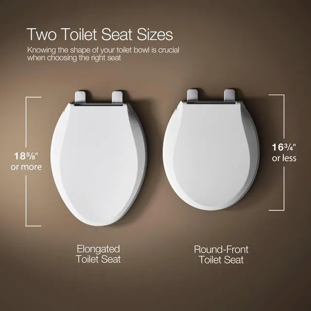 Alt view image 6 of 7 - KOHLER 4636-RL-96 Cachet ReadyLatch Elongated Toilet Seat Slow Close Soft Close, Toilet Seat Quiet Lid, Contoured Grip-Tight Bumpers Installation Hardware, Apartment Essentials, Biscuit
