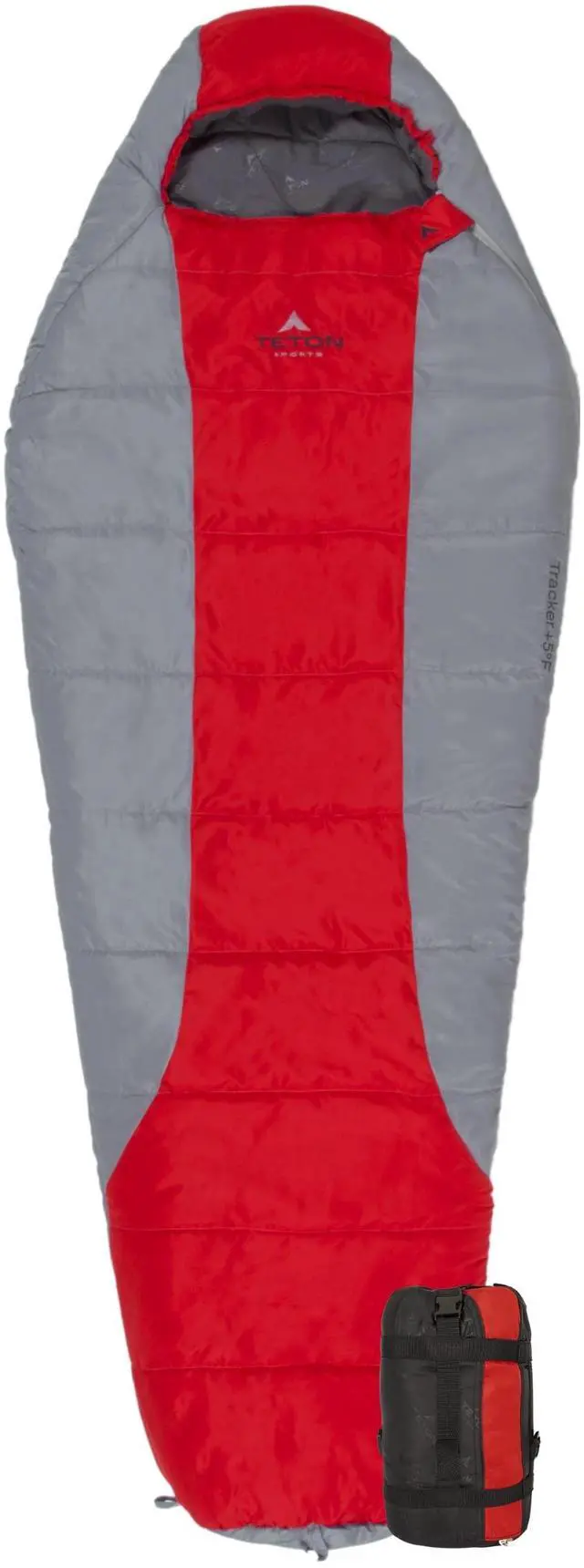 Main image of Teton Tracker, 5 Degree Sleeping Bag; Lightweight, Warm Mummy Sleeping Bag, Camping, Backpacking, Hiking