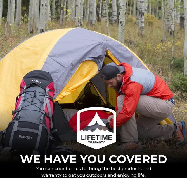 Alt view image 6 of 7 - Teton Tracker, 5 Degree Sleeping Bag; Lightweight, Warm Mummy Sleeping Bag, Camping, Backpacking, Hiking