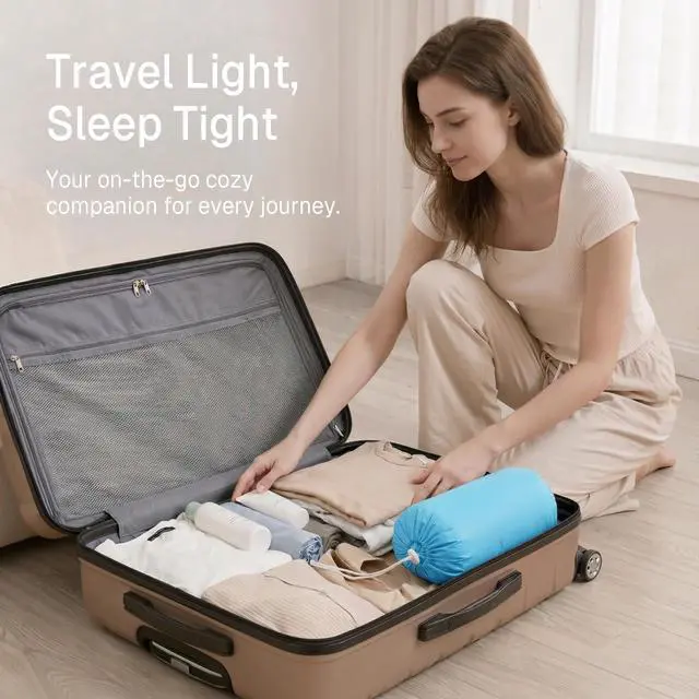 Alt view image 2 of 7 - Bedtter Cooling Blanket for Hot Sleepers, Lightweight Breathable Summer Throw with Dual-Sided Cooling, Soft Travel Blanket with Carry Bag, Ideal for Night Sweats, Couch & Sofa, Blue, 50"x60"