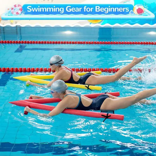 Alt view image 5 of 6 - Teyva Daily A-Shape Swimming Kickboard 3 Pack, PEP Foam Pool Training Aid with Handles One Size Fits All Family Swim Float Board for Beginner Leg Strength & Swim Lessons(Bright Color)