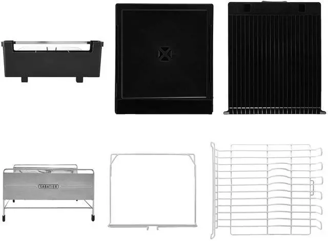 Alt view image 2 of 5 - Sabatier Expandable Stainless Steel Dish Rack with Rust-Resistant Soft Coated Wires and Bi-Directional Spout, with Utensil Caddy and Removable Stemware Holder