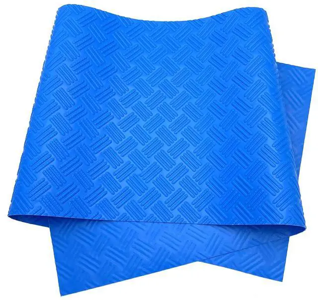 Alt view image 7 of 7 - SKARUMMER Swimming Pool Ladder Mat - Protective Pool Ladder Pad Step Mat with Non-Slip Texture, Blue Medium Pool Step Mat, Pool Liner Protection Mat (60 X 45 inch)