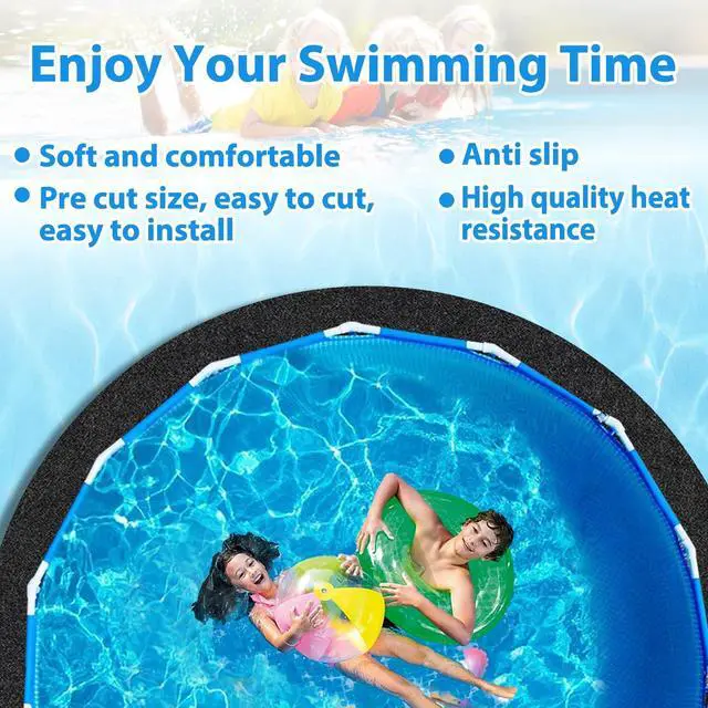 Alt view image 7 of 7 - Thickened Pool Liner Pad for Above Ground Pool,Heavy Duty 18 FT Round Under Pool Mat Padding, Pool Ground Pad Mat Under Pool for Pool Bottom, Prevent Punctures, Extend Liner Life