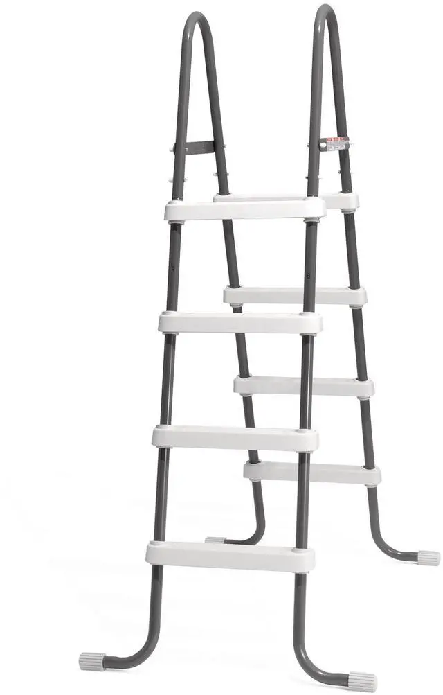 Main image of Intex Steel Frame Above Ground Swimming Pool Entry/Exit Ladder for 48" High Wall Pools, 300 Pound Capacity, Accessory Only, Pool Not Included