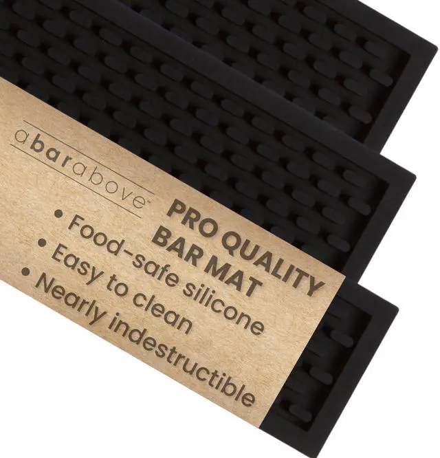 Main image of Premium A Bar Above Heavy Duty Bar Mat, Food Safe Silicone Mat, Mats for Bartending and Coffee, Commercial Strength Bartender Accessories, Dish Drying Mats for Kitchen Counter, Barista Accessories