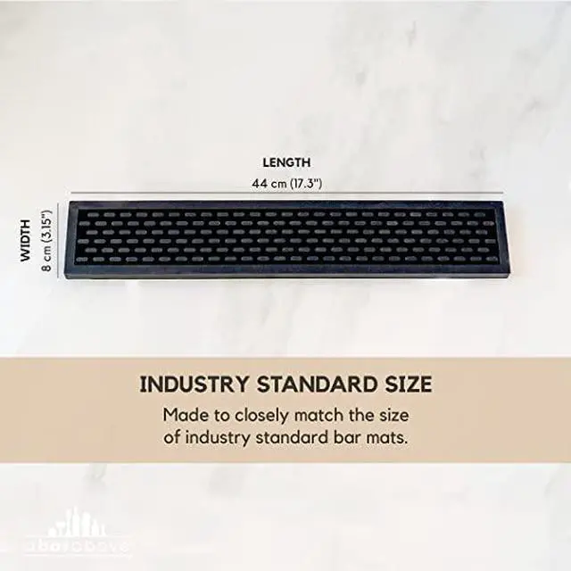 Alt view image 6 of 7 - Premium A Bar Above Heavy Duty Bar Mat, Food Safe Silicone Mat, Mats for Bartending and Coffee, Commercial Strength Bartender Accessories, Dish Drying Mats for Kitchen Counter, Barista Accessories