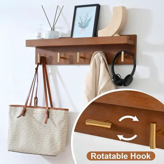 Alt view image 5 of 7 - PETKABOO Shoe Rack for Front Door Entrance, 28 Entryway Bench with Coat Rack, Hall Tree Shoe Bench with Storage for Entry, Hallway, Bedroom, Living Room
