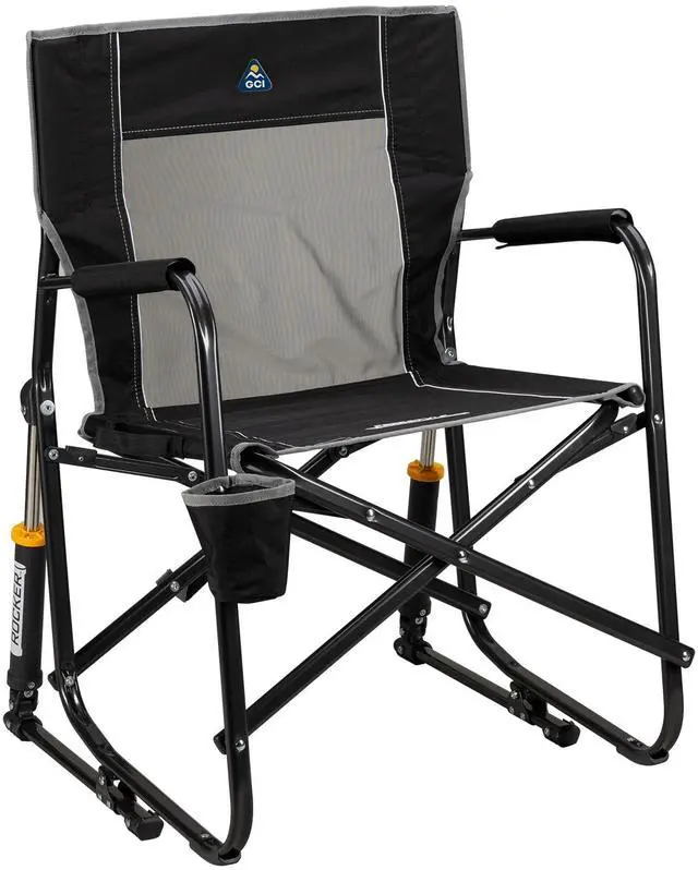 Main image of GCI Outdoor Freestyle Rocker Outdoor Rocking Chair with Beverage Holder