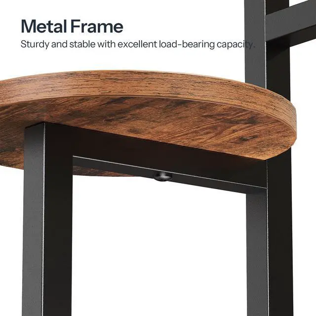 Alt view image 7 of 7 - HOOBRO Corner Plant Stand Indoor, 7-Tier Plant Shelf for Multiple Indoor Plants, Corner Plant Rack Organizer, Round Flower Stand, for Living Room, Balcony, Patio, Rustic Brown and Black BF02HJ01