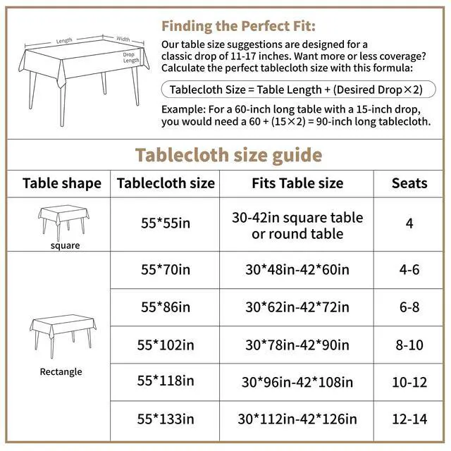 Alt view image 5 of 6 - UWWGKK Linen Tablecloths for Rectangle Tables,Fabric Tablecloth Advanced Waterproofing Technology for Dinningroom,Farmhouse