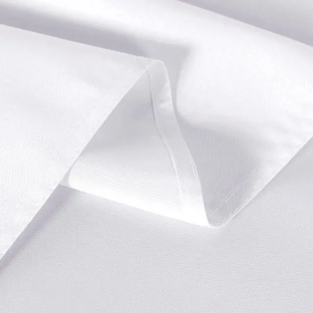 Alt view image 5 of 7 - sancua 6 Pack White Tablecloth 90 x 156 Inch - Rectangle Table Cloth for 8 Feet Tables Stain and Wrinkle Resistant Washable Polyester Table Cover for Dining Wedding Banquet Party Buffet Restaurant