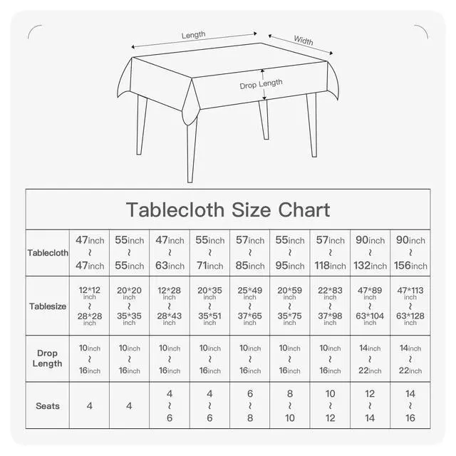 Alt view image 7 of 7 - BALCONY & FALCON Rectangle Tablecloth Washable Wrinkle Resistant and Water Proof Table Cloth Decorative Linen Fabric Tablecloths for Dining Parties Kitchen Wedding and Outdoor Use (Gray, 90x156)