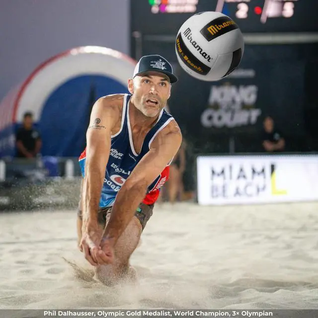 Alt view image 5 of 7 - KING OF THE BEACH Miramar Beach Volleyball - Official Game Ball (KOTB Composite Leather (NEW))